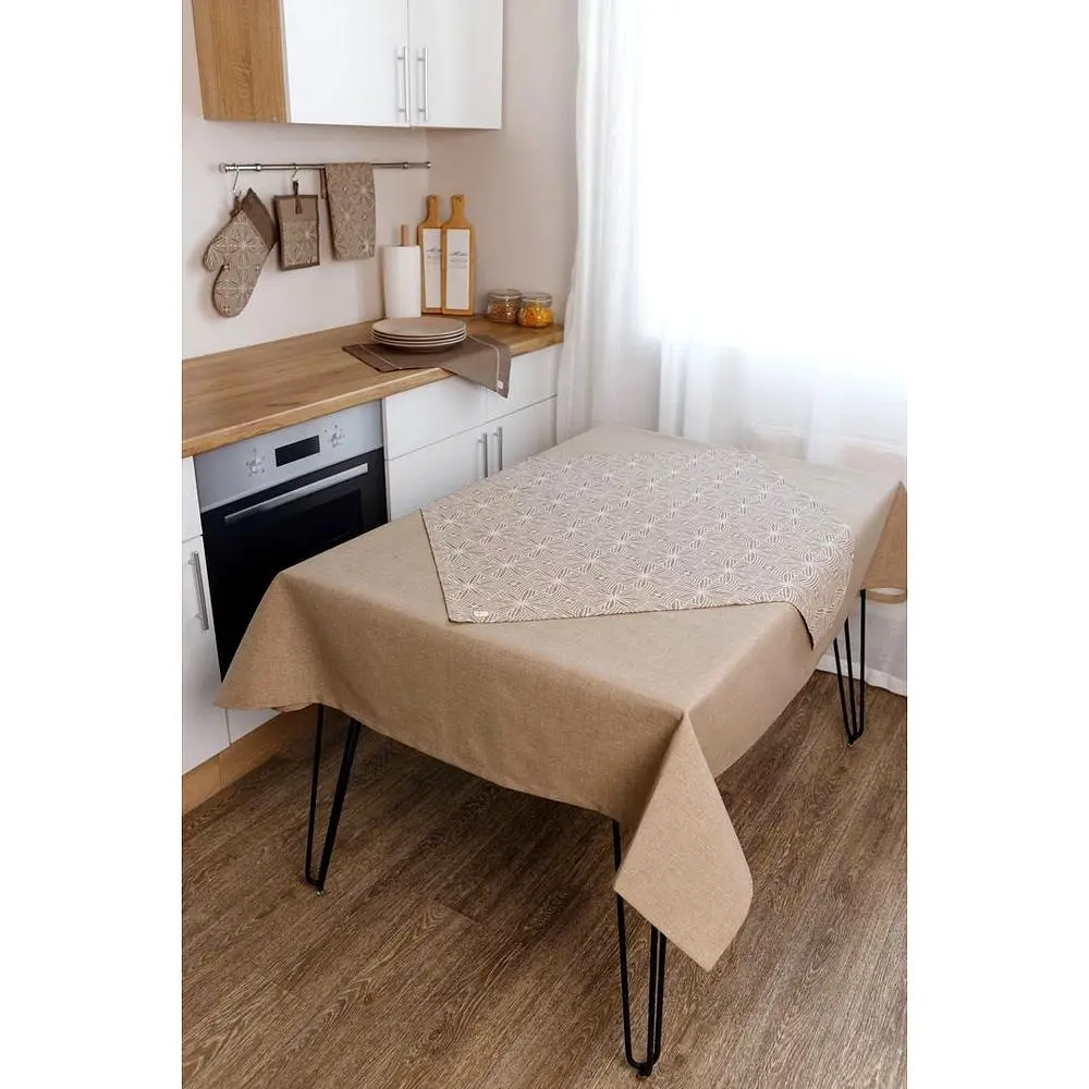 Скатертина Прованс Кориця 133х220 см мокко (41151) - фото 4