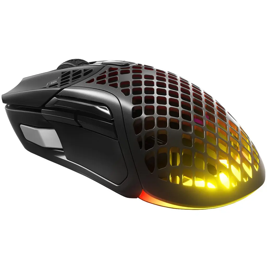 Комп'ютерна мишка SteelSeries Aerox 5 Wireless RGB 18000dpi. 9кн. чорна (62406) - фото 4