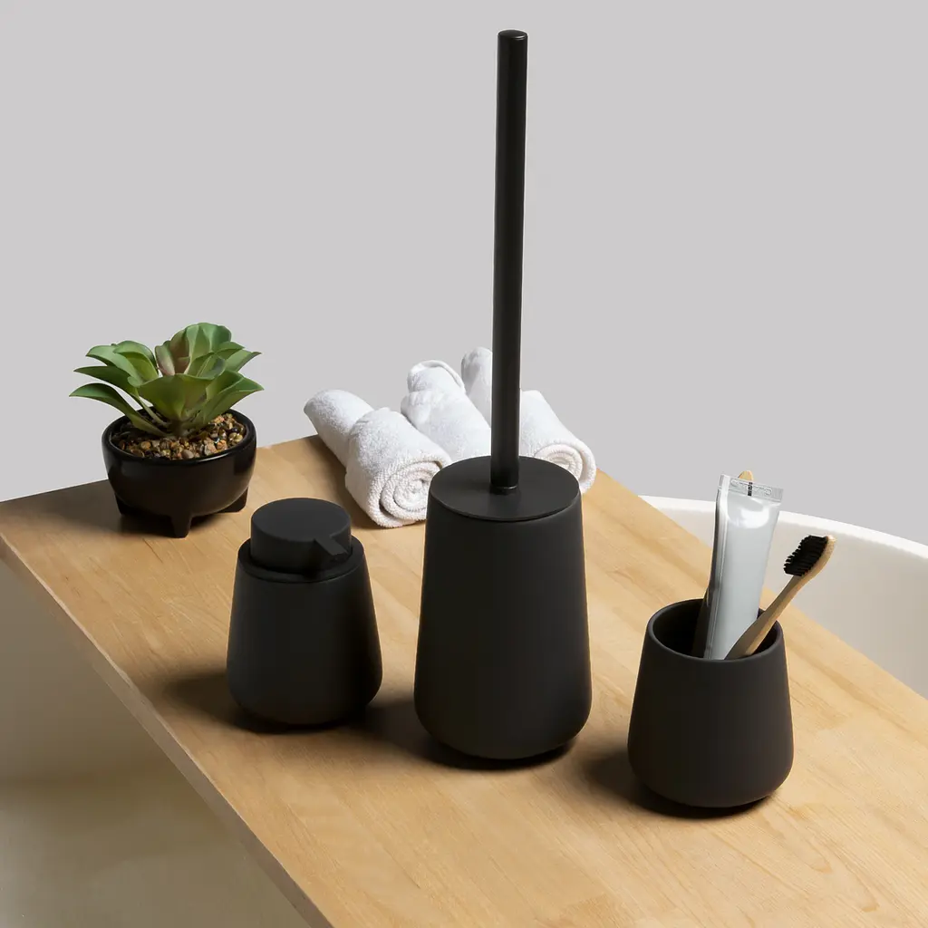 Набор аксессуаров для ванной комнаты My Home MVM-21 черный (MVM-MH-21 BLACK) - фото 5