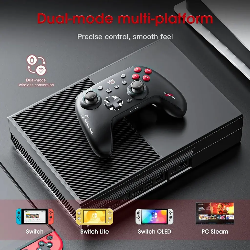 Геймпад Onikuma бездротовий M10 Pro для ПК PlayStation Xbox з RGB підсвіткою та Bluetooth / USB 2.4G - фото 10