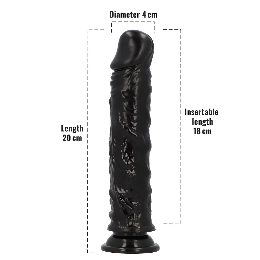 Фалоімітатор з ароматом лакриці Toyz4lovers Delicious Dildo Liquorice, 20 см - фото 4