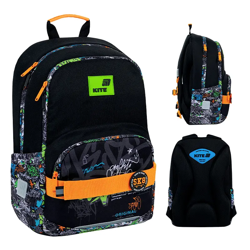 Рюкзак для початкової школи Kite Education 585 Street Style Чорний (K26-585M-4) - фото 2