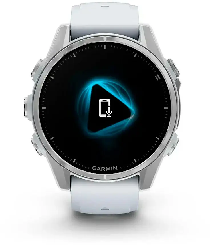 Смарт-годинник Garmin Fenix 8 43mm AMOLED Silver with Whitestone Silicone Band (010-02903-00) - фото 5