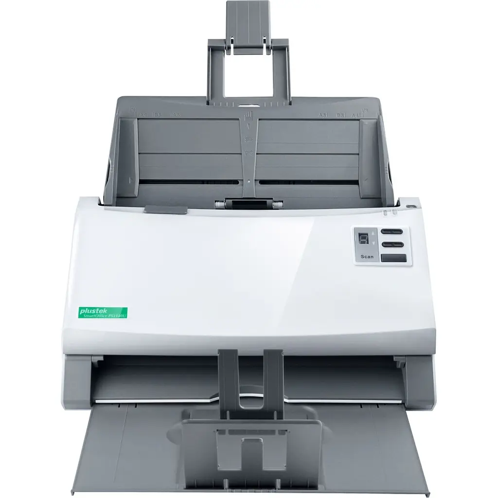 Сканер А4 Plustek SmartOffice PS3140U (600dpi 48bit LED ADF 40стор/хв протяжний потоковий) (0297TS) - фото 2