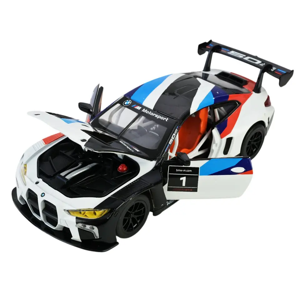 Колекційна машинка BMW M4 GT3 68282A(W) масштаб 1:24 - фото 2