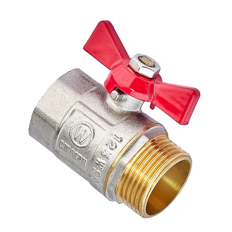 Кран кульовий Waterpro WP607-25FMW - 1" ГШМ (сталевий метелик) WP3295 - фото 2