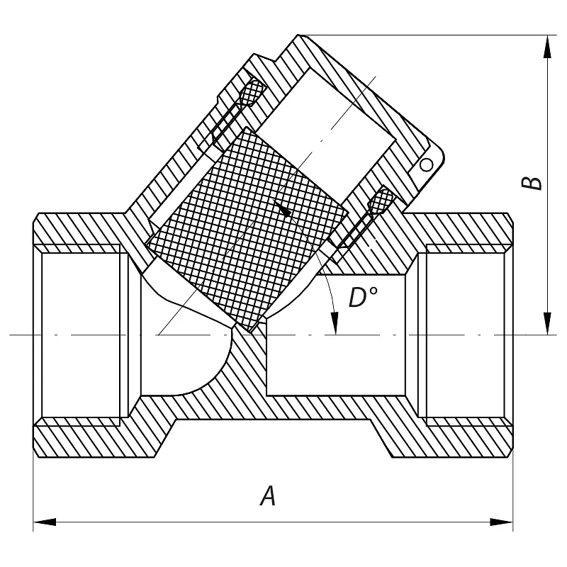 Фільтр грубої очистки 3/4 "латунь з вушком Ск WP0106 - фото 2