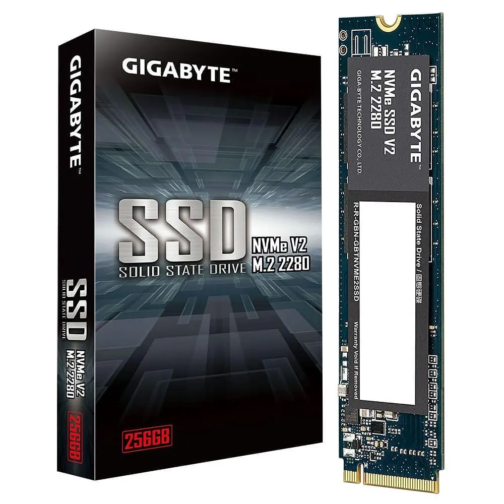 Накопичувач SSD GIGABYTE m.2 NVMe 256GB V2 PCIe 3.0x4 (G3NVMEV2256G) - фото 3