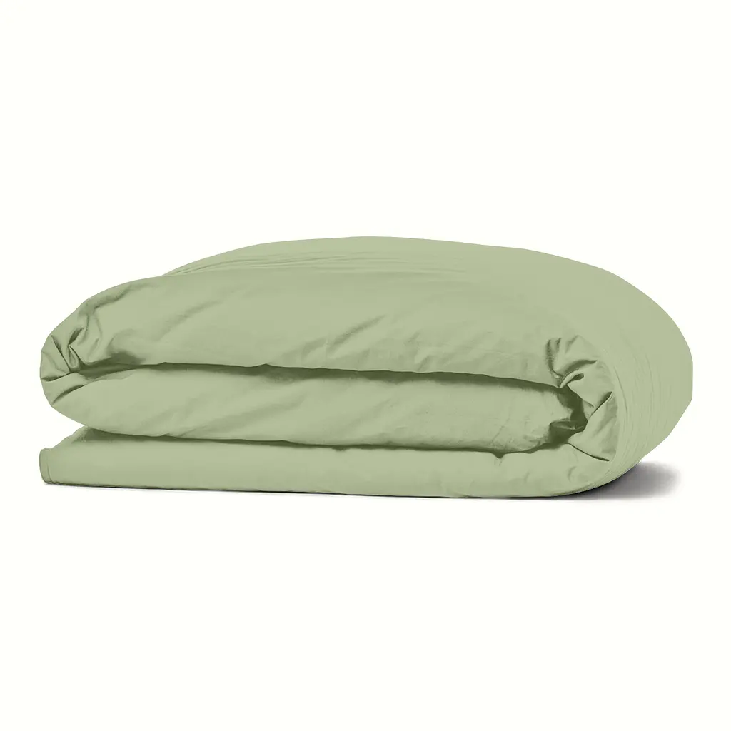 Комплект постільної білизни Cosas євро з простирадлом на резинці OLIVE 200 x 220 см (Ranfors_Olive_El-White_200) - фото 6