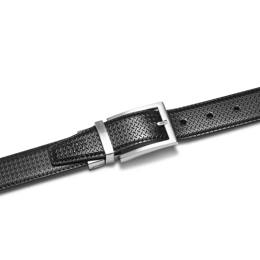 Ремінь чоловічий шкіряний Semi Line Black/Brown (P8232-0 XL) - фото 2