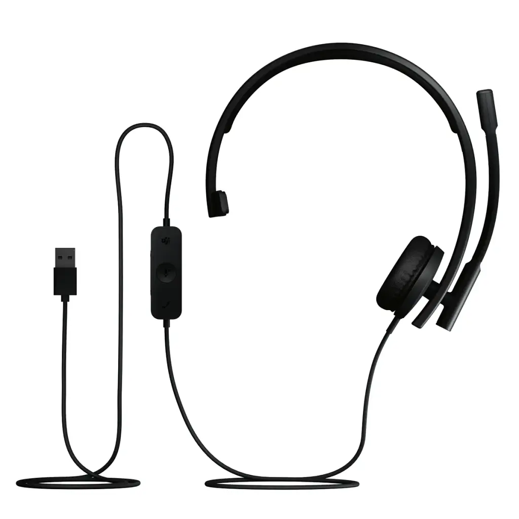 Навушники Logitech H570e Corded Mono USB Teams version Black (981-001426) - фото 5