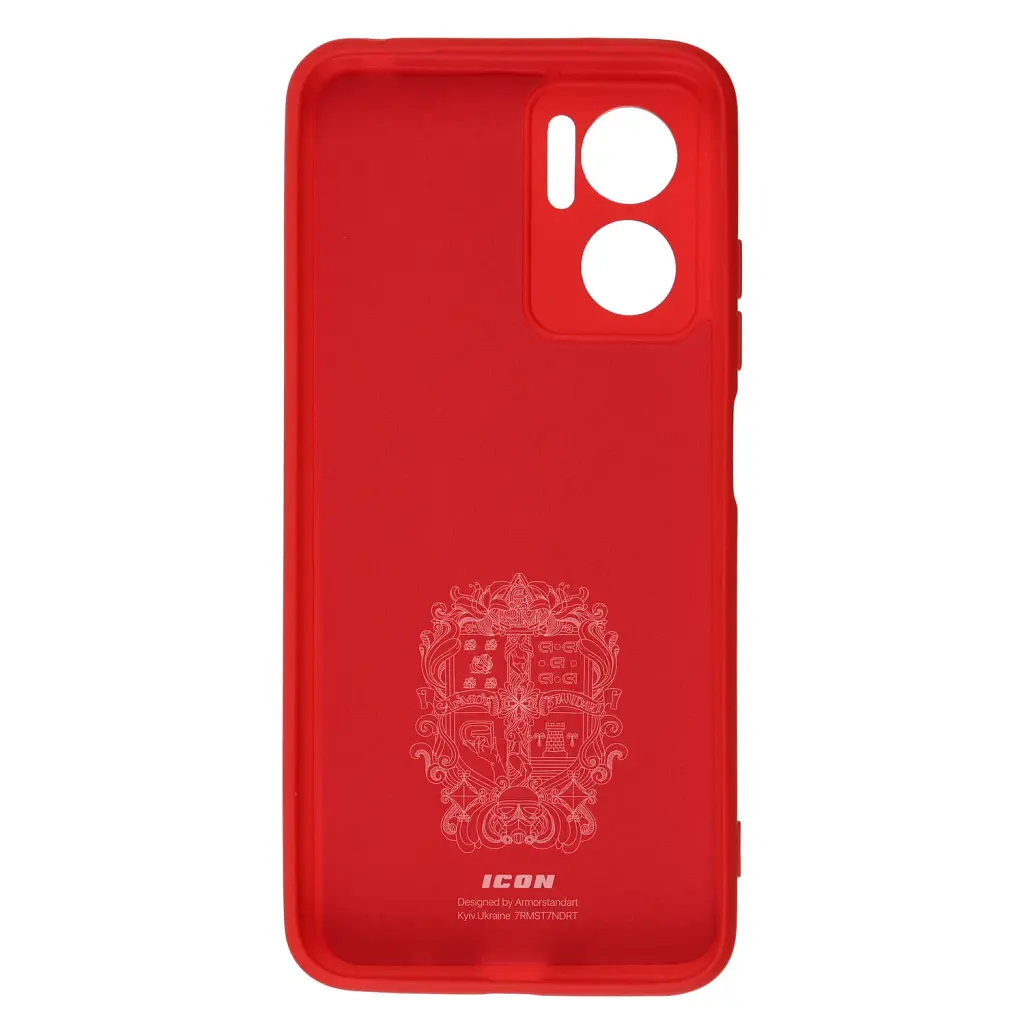Чохол ArmorStandart ICON для Xiaomi Redmi 10 5G/11 Prime 5G/Note 11E 5G Camera cover Red - фото 2