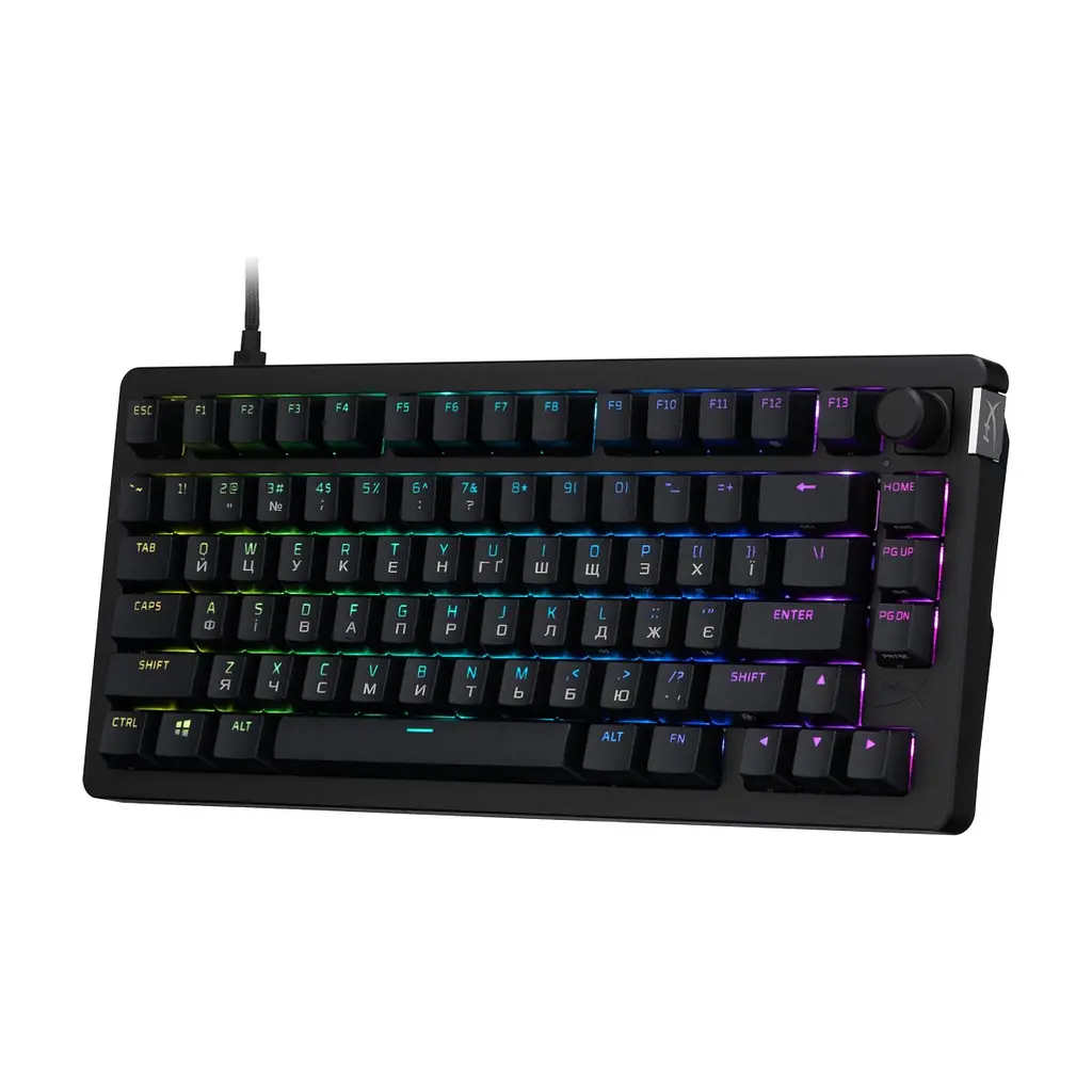 Клавіатура HyperX Alloy Rise 75 PBT HX Red USB UA Black (7G7A4AA) - фото 3