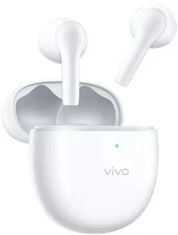 Наушники беспроводные в кейсе Vivo TWS Air белые - фото 2