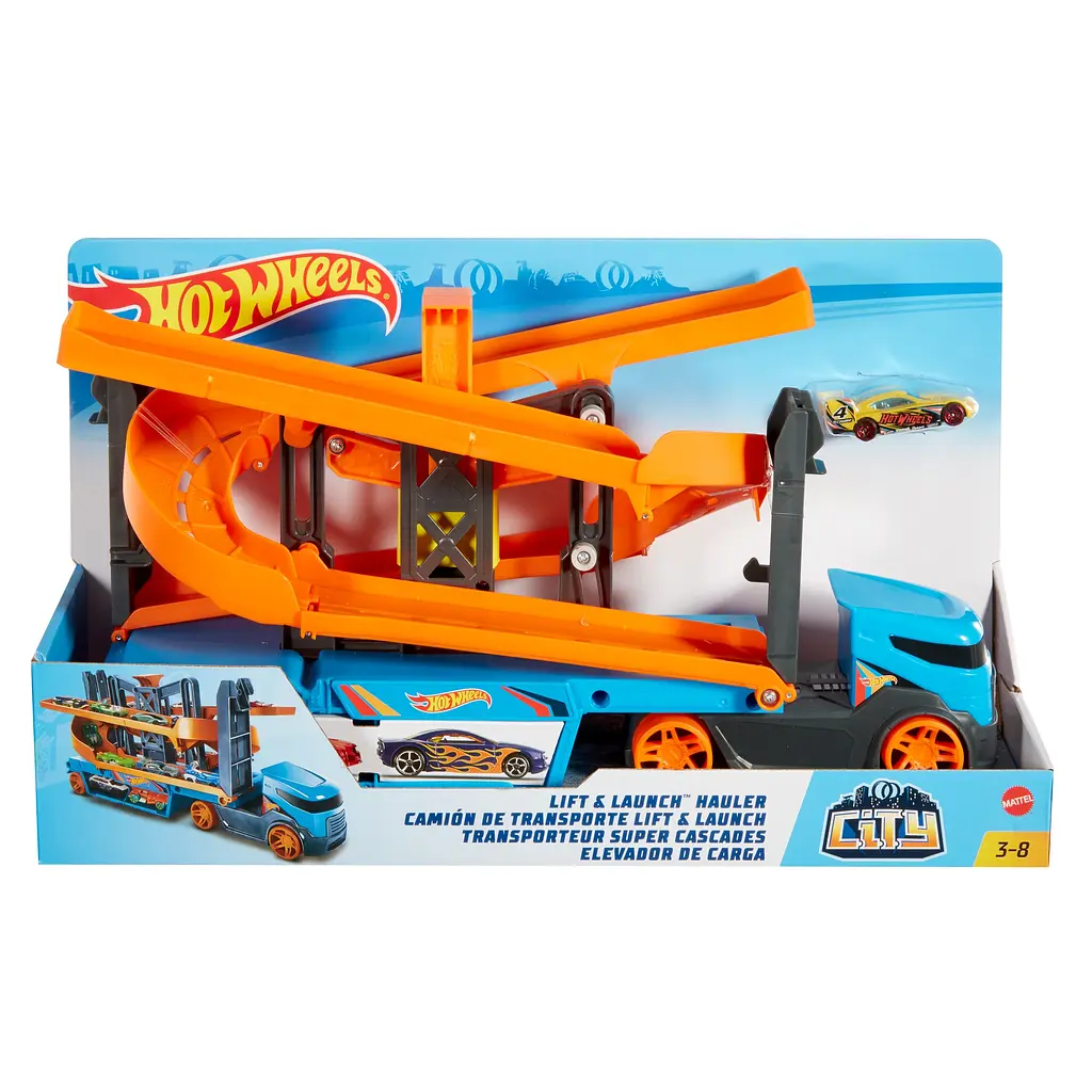Вантажівка-транспортер Hot Wheels Крутий спуск (GNM62) - фото 5