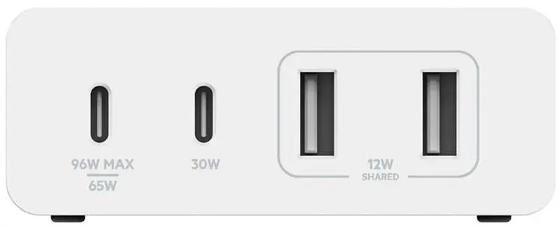 Мережевий зарядний пристрій Belkin Home Charger 108W Dual USB-С/USB-A (WCH010VFWH) - фото 6