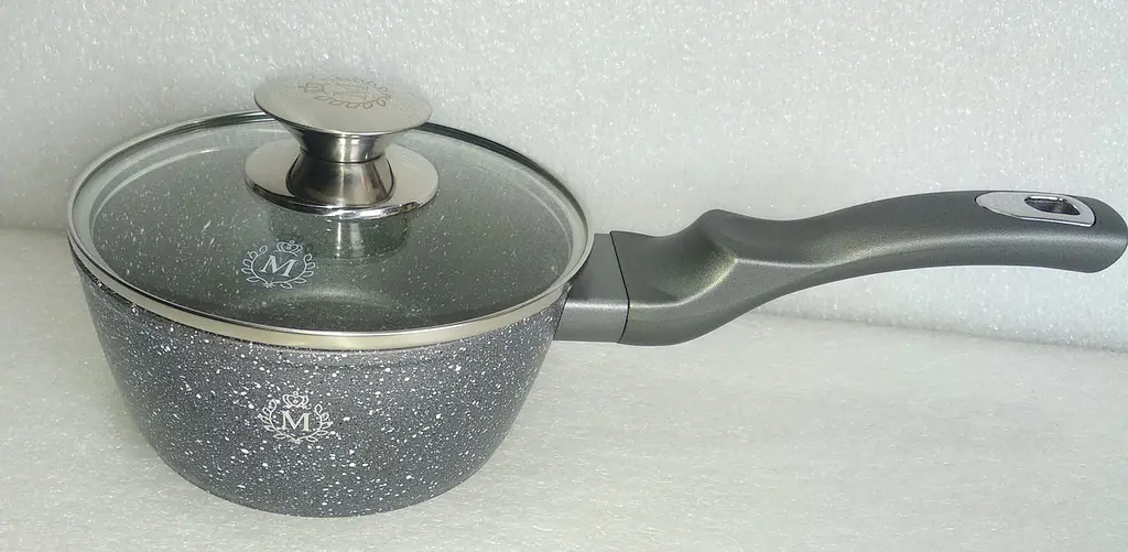 Ковш Meisterklasse MK-1021 grey marble 16 см 1.1л - фото 2