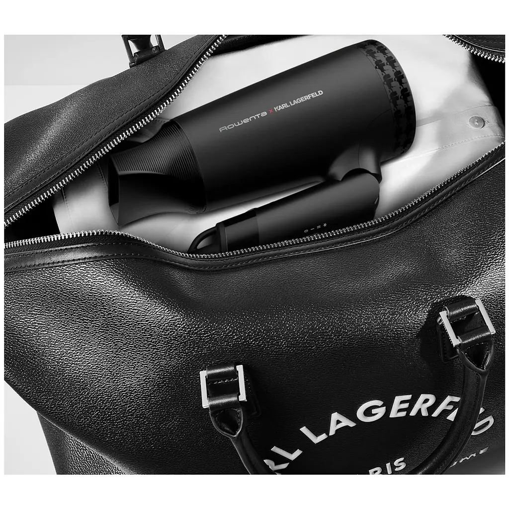 Фен Rowenta Karl Lagerfeld Express Style CV184LF0 дорожный черный - фото 9
