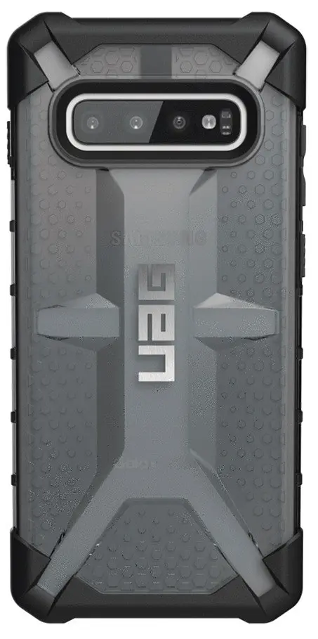 Оригінальний протиударний чохол для Samsung Galaxy S10 Plus (G975) UAG Plasma Ash 211353113131 Прозорий