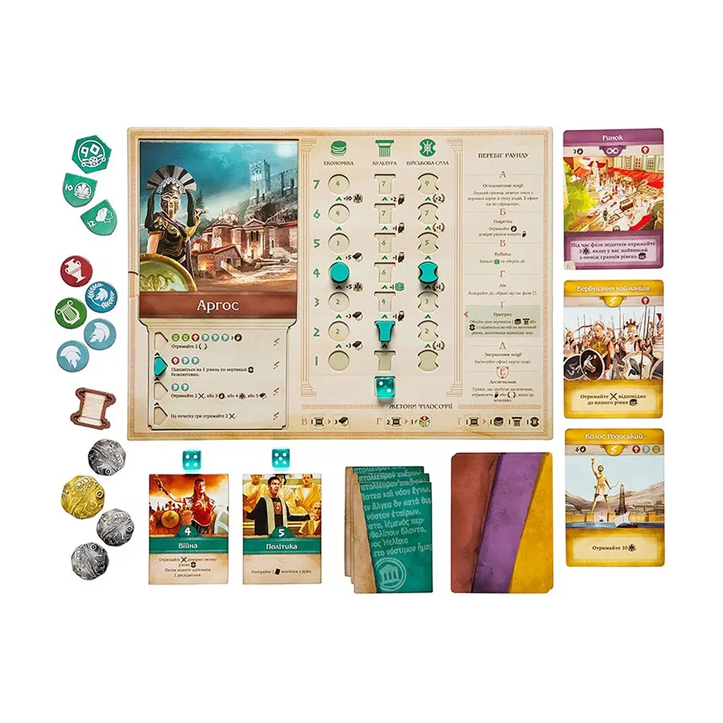 Настільна гра Kilogames Хора. Розквіт імперії (Khora. Rise of Empire) (укр.) (KG-2640) - фото 5