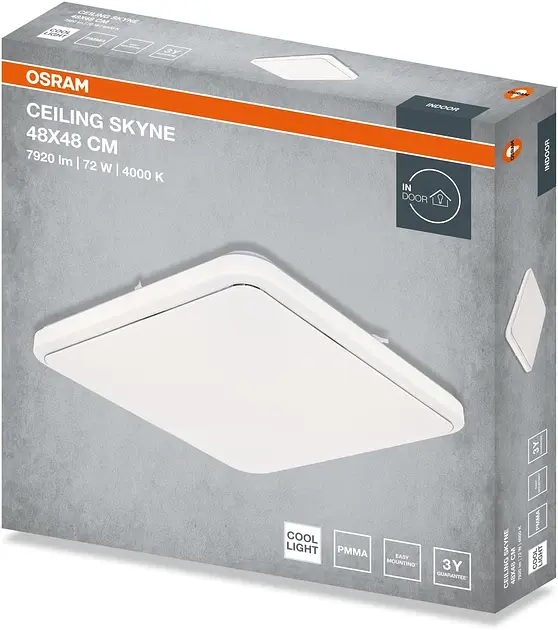 Osram Світильник накладний CEILING SKYNE 480мм Square 72Вт 4000K - фото 4