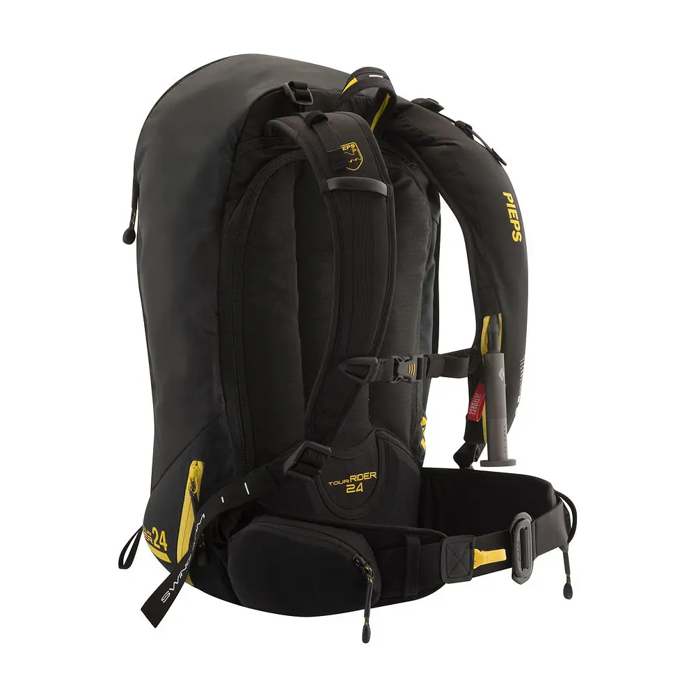 Лавинный рюкзак Pieps Jetforce Tour Rider 24 S/M Черный-Желтый - фото 3
