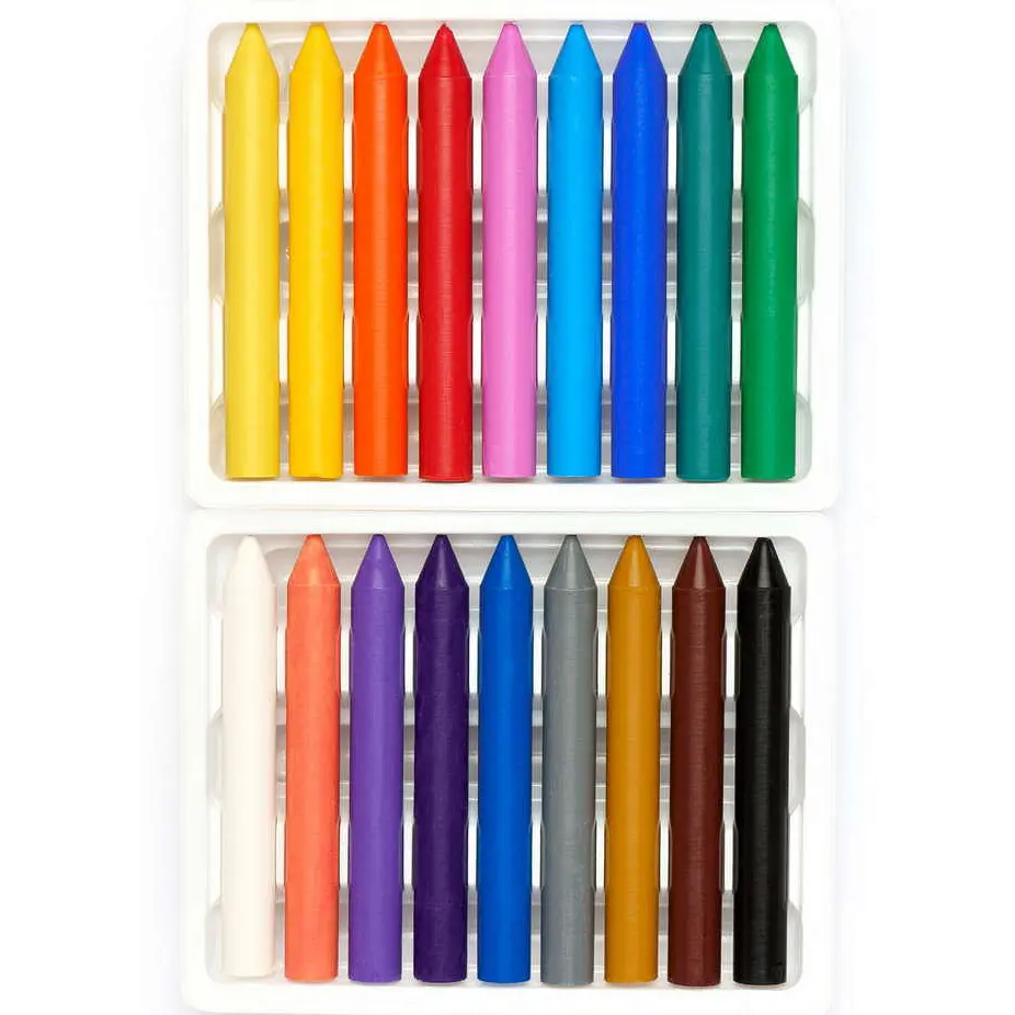Олівці воскові Школярик 18 кольорів (316111002-UA) - фото 2