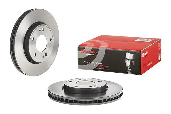 Диск гальмівний вентильований Mitsubishi Galant VIII-IX 96-25р Brembo (09.A148.11) - фото 2