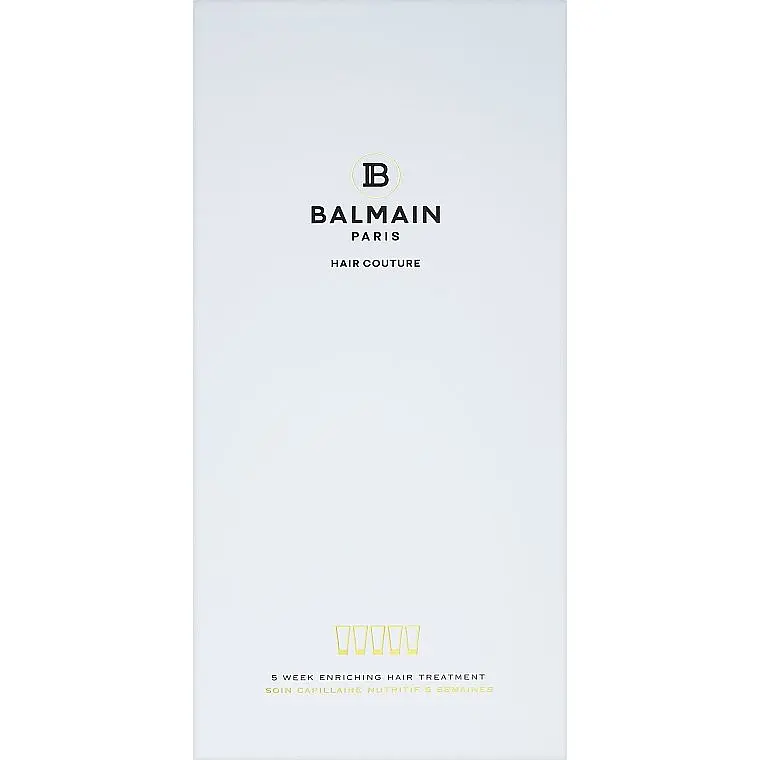 Відновлюючий набір для догляду Balmain 5 Week Enriching Hair Treatment 100 мл (5 шт х 20 мл) - фото 4