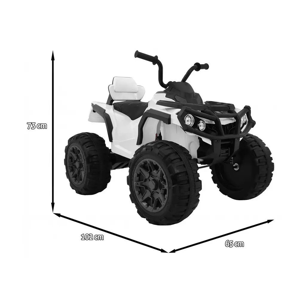 Електроквадроцикл Ramiz Quad ATV 2.4G 12 В,червоний (PA.BDM0906.2.4GHZ.CR) - фото 2