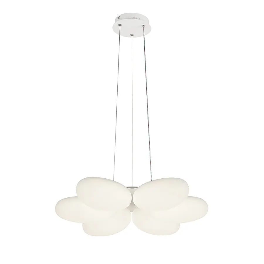 Люстра LED Levistella 797MD6010 (535), 80W, 3 режими світла, пульт, пластиковий плафон, сучасний стиль для вітальні - фото 3
