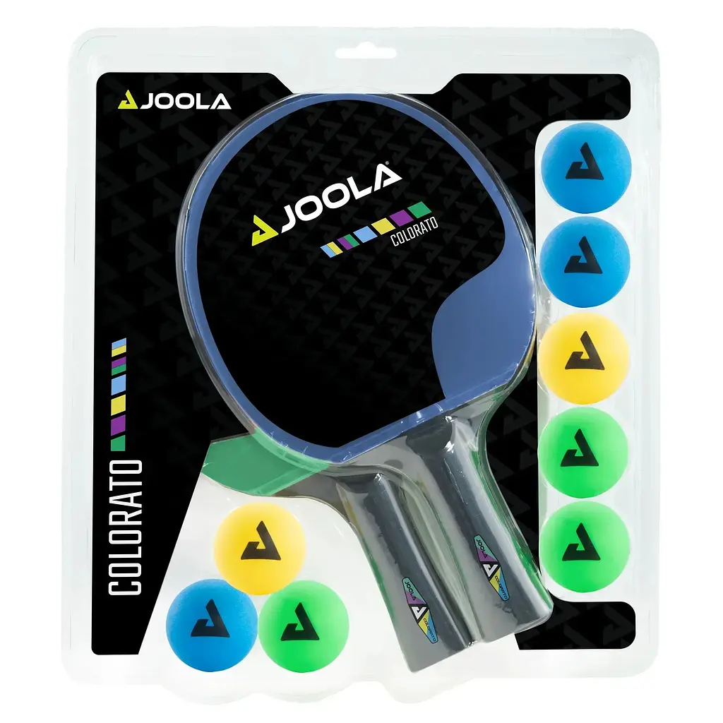 Набор для настольного тенниса Joola Colorato 2 Bats 8 Balls (54814) - фото 2