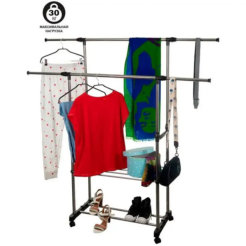 Стойка-вешалка XPRO RD-19 телескопическая напольная простая и практичная (41782-(RD-19)_569) - фото 6