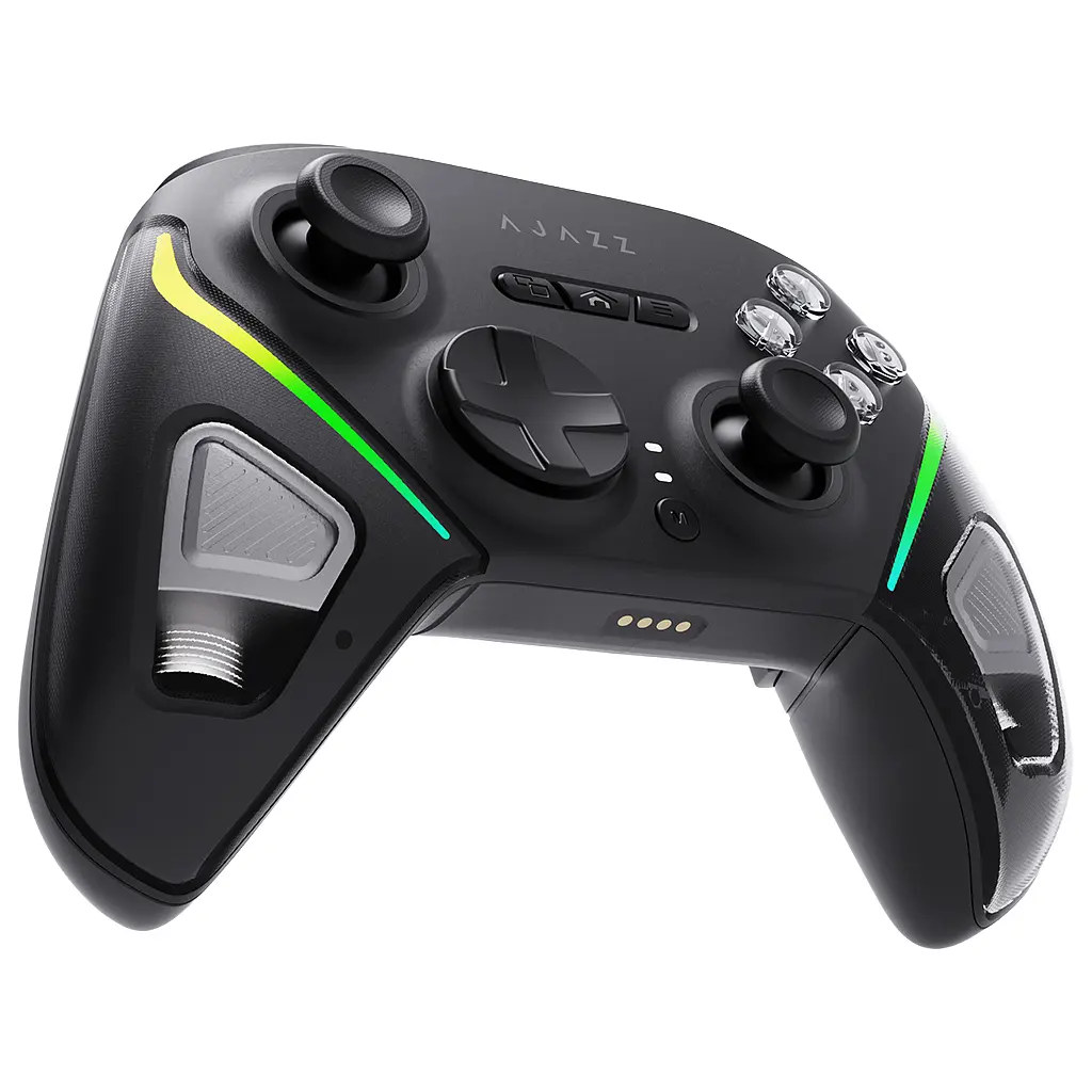 Геймпад Ajazz GP100 2.4G/BT/USB Switch/PC/iOS/Android RGB Black (GP100-B) - фото 3