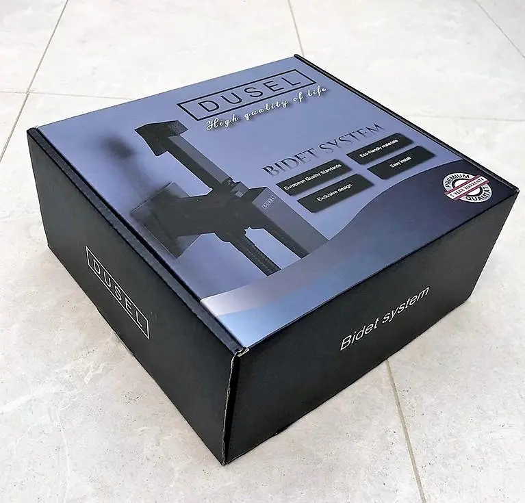 Набор для гигиенического душа со смесителем Dusel Gani Black 233989001, Черный маовый - фото 3