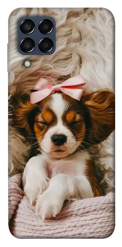 TPU чохол Demsky Sleepy spaniel для Samsung Galaxy M33 5G