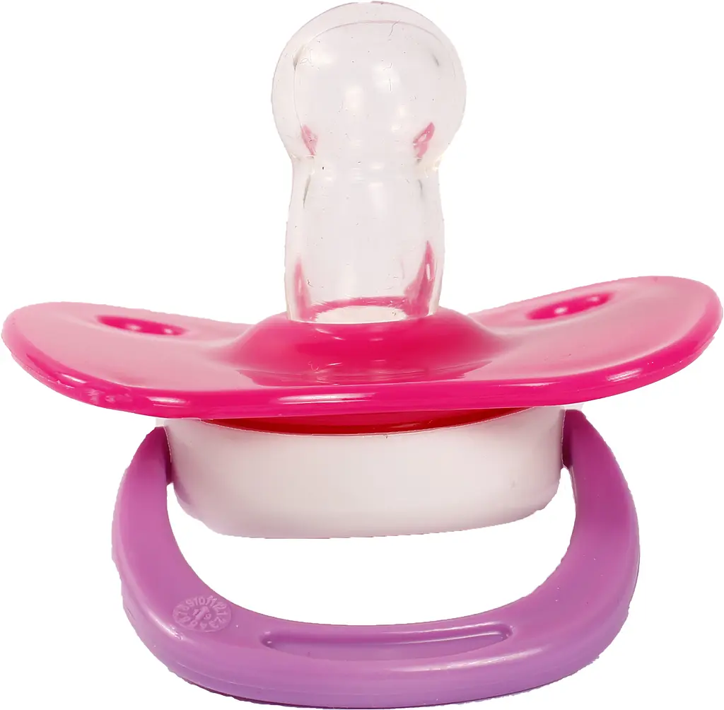 Пустушка силіконова Курносики Сова, кругла, 0-6 міс., рожевий (7215/0-6 рож) - фото 2