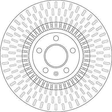 Диск гальмівний вентильований Audi A6 C7, A7, A8 D4 09-19р TRW (DF6216) - фото 4