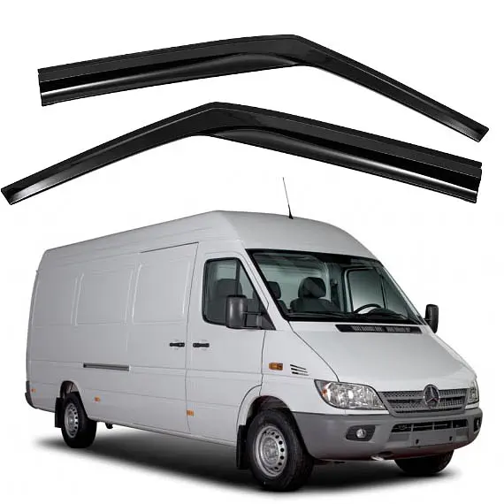Дефлектори вікон ветровики Mercedes Sprinter 1995-2006 По Двері Скотч 3M SunPlex (SP-S-45-5)