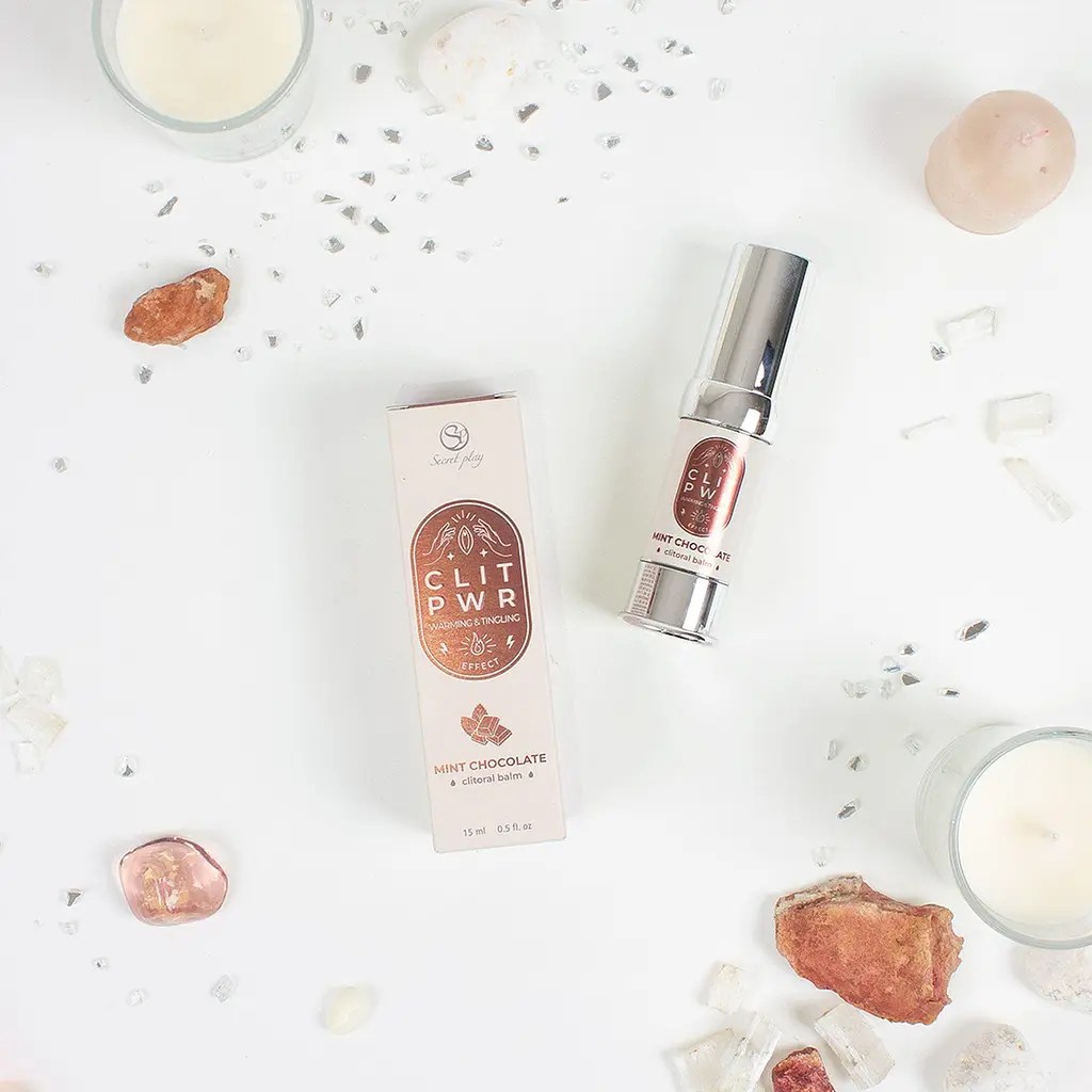 Рідкий вібратор Secret Play Clit Pwr шоколад-м'ята 15 мл - фото 3