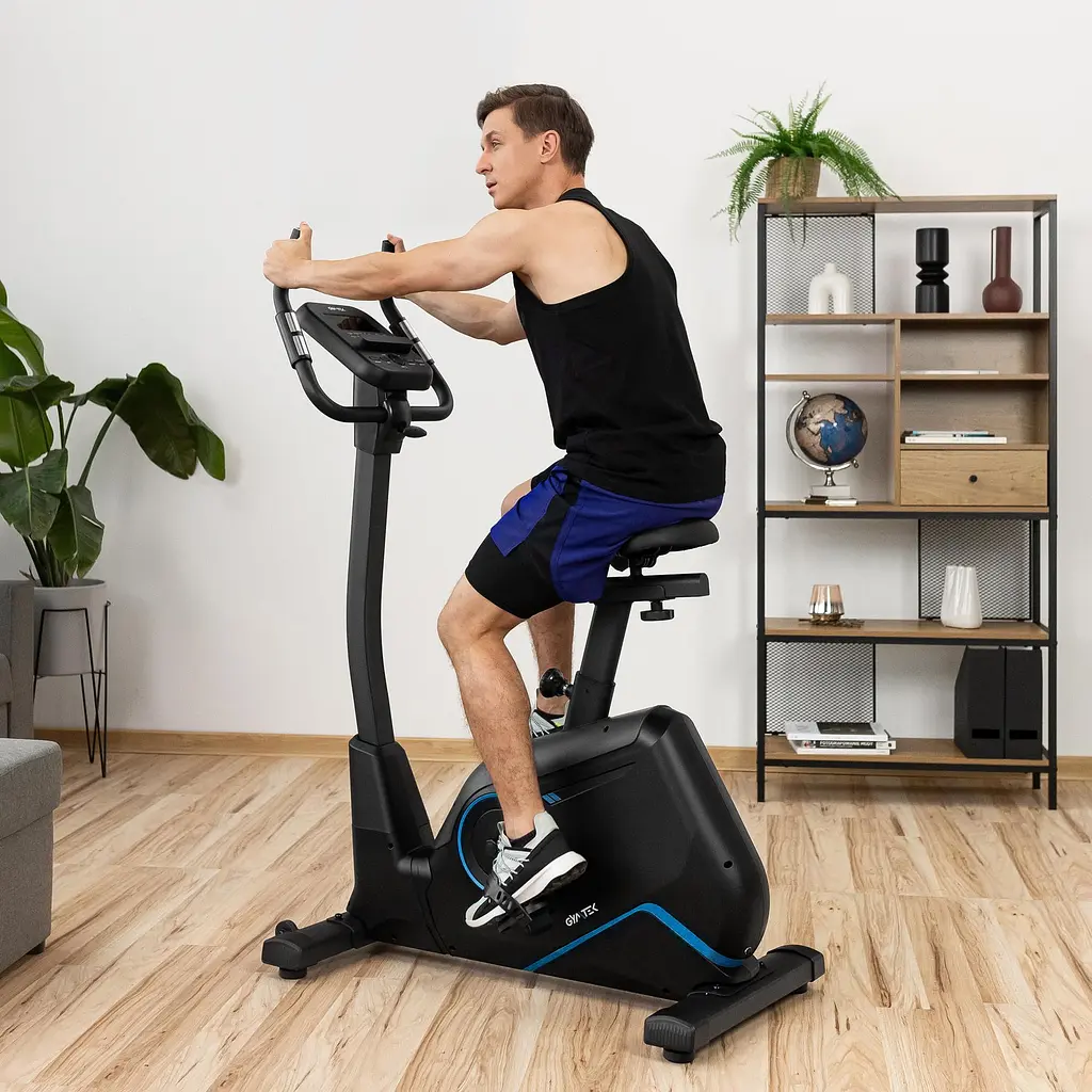 Велотренажер Gymtek XB4500 електромагнітний синій - фото 3