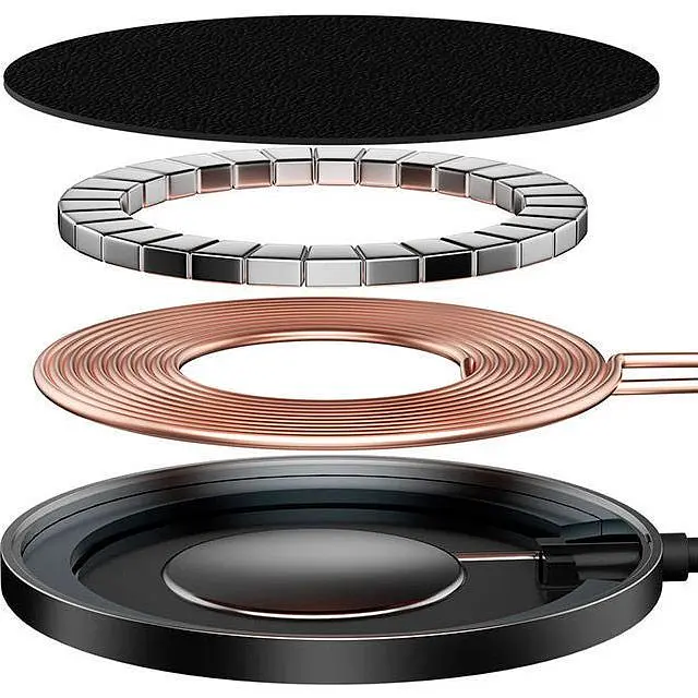 Бездротовий зарядний пристрій Baseus Simple Mini2 Magnetic Wireless Charger 15W Black (CCJJ010001) [90315] - фото 6