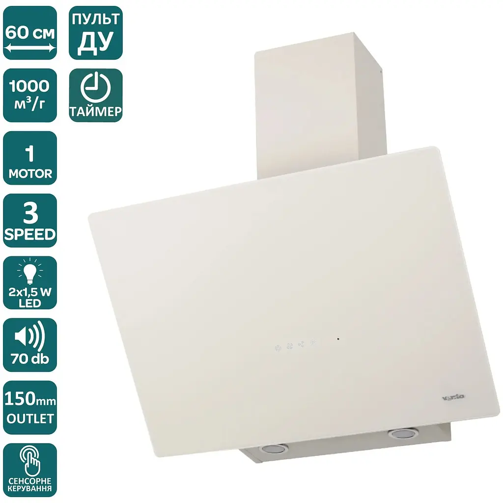 Вытяжка Ventolux Mirror 60 IVG (1000) TRC - фото 3