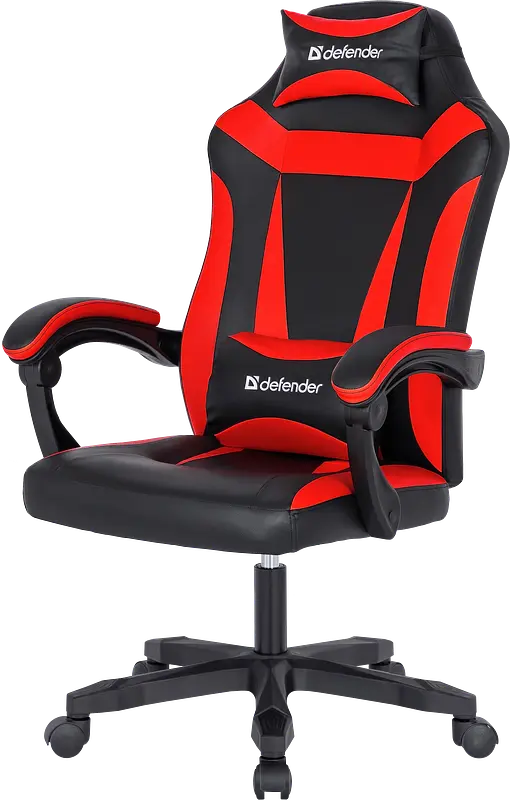 Геймерське крісло Defender Master Black/Red [64359] [75036] - фото 2