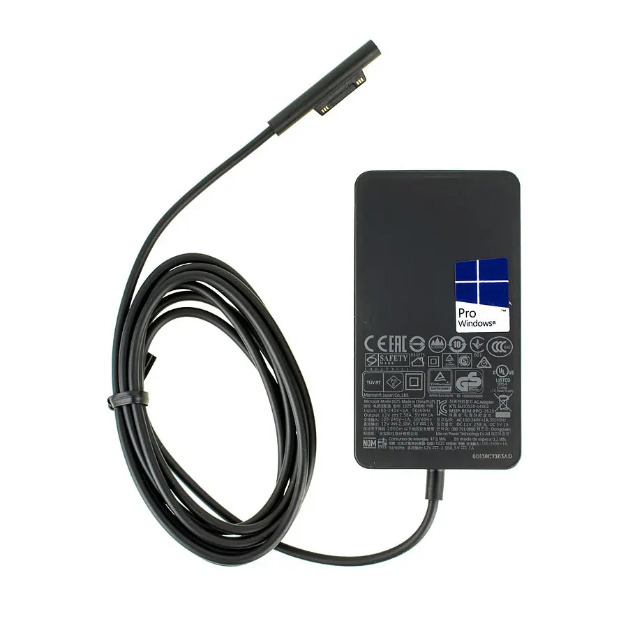 Блок живлення для планшета MICROSOFT 12V 2.58A 31W 6pin Чорний (без кабелю!) (Surface Pro 3) - фото 2
