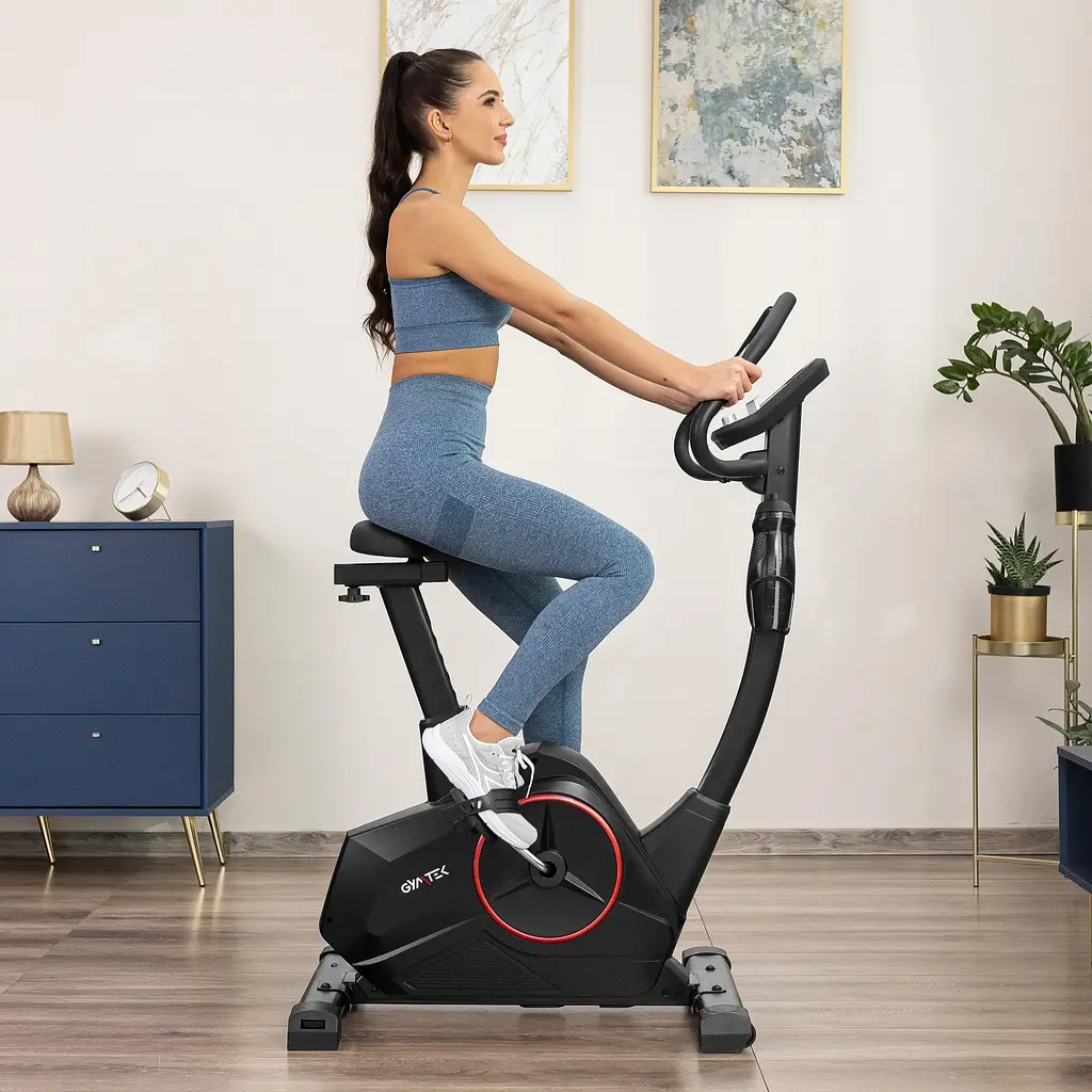 Велотренажер Gymtek XB4000 iConsole+ електромагнітний червоний - фото 7