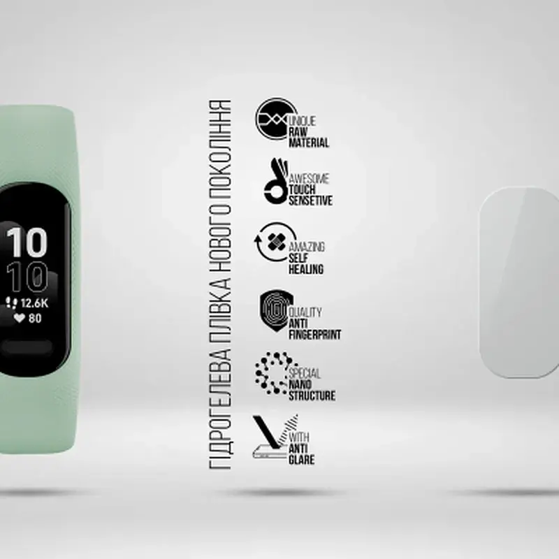Плівка захисна Armorstandart Matte hydrogel Garmin Vivosmart 5 6 pcs (ARM92039) - фото 2