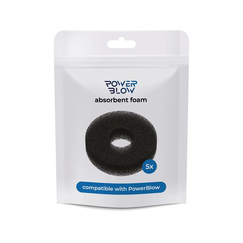Поглинальна губка Kiiroo Powerblow Absorbent Foam 5 шт, для вакуумної насадки Powerblow - фото 2