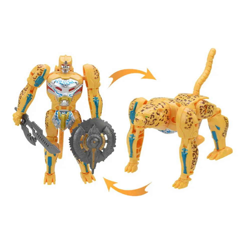 Дитячий робот-трансформер Justice Cheetah 168-85(Yellow) робот-гепард - фото 2