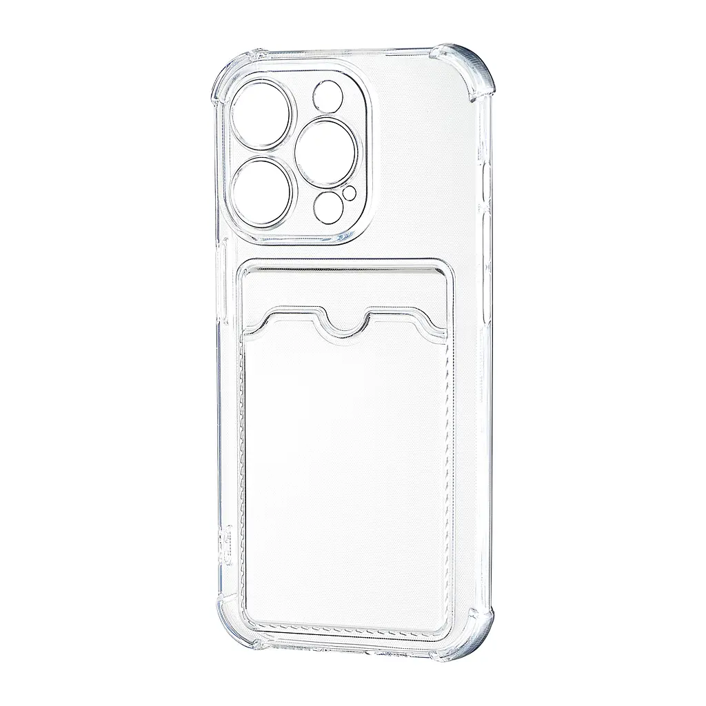Чохол Clear Pocket Case Protected Camera iPhone 15 Pro Прозорий